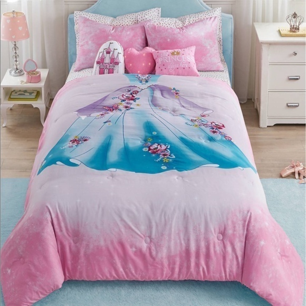 HP🎉🎉Lightening bug princess comforter set pink